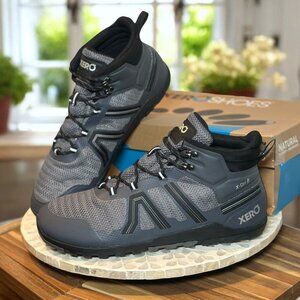 Xero Xcursion Fusion Men’s 14 Waterproof Hiking Boot Zero-Drop Asphalt / Gray